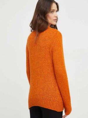 Vlněný svetr Answear Lab oranžový