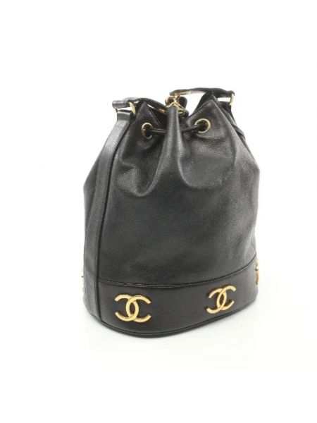 Torebka skórzana Chanel Vintage czarna