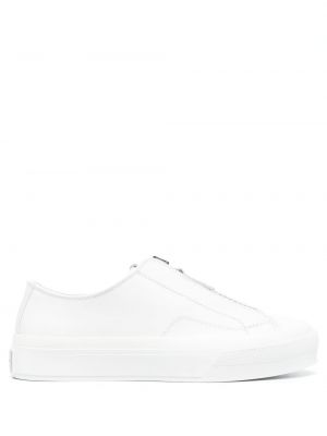 Sneakersy skórzane Givenchy - biały