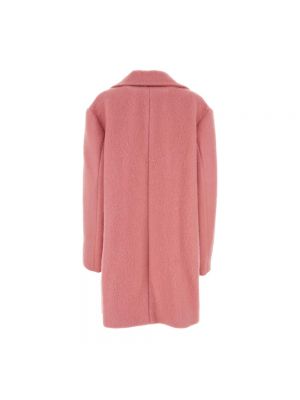 Abrigo de lana Jil Sander rosa