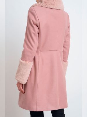 Пальто Mangano розовое