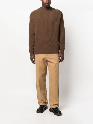 Dzianinowy sweter Closed brązowy