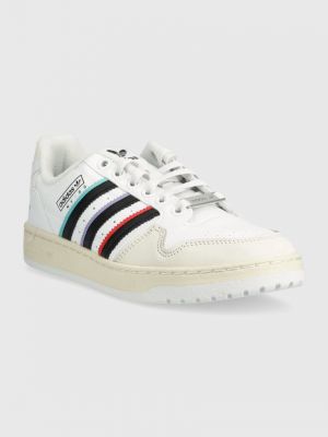 Sneakersy w paski Adidas Originals białe
