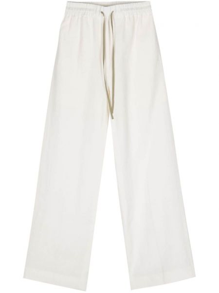 Pantaloni di lino Paul Smith bianco