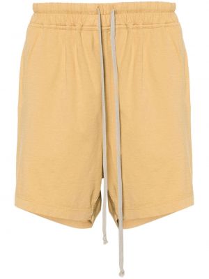 Kratke hlače od jersey Rick Owens Drkshdw žuta