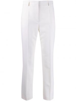 Pantalones de cintura alta slim fit Emilio Pucci blanco