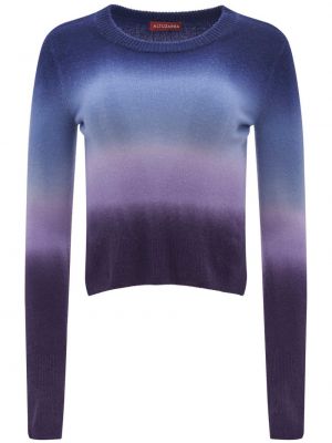 Sweter z kaszmiru gradientowy Altuzarra niebieski
