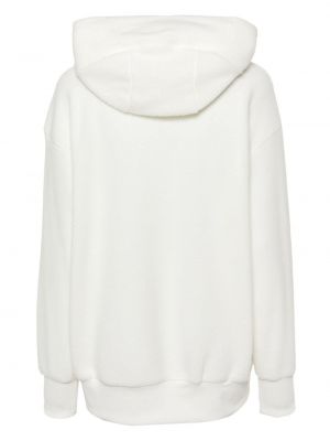 Fleece hoodie mit stickerei Nike weiß