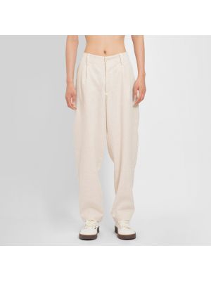Pantaloni Uma Wang Bianco
