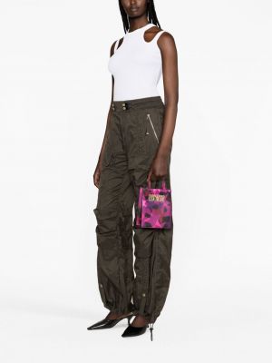 Stern shopper handtasche mit print Versace Jeans Couture
