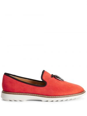 Slip-on seemisnahksed loafer-kingad Giuseppe Zanotti punane