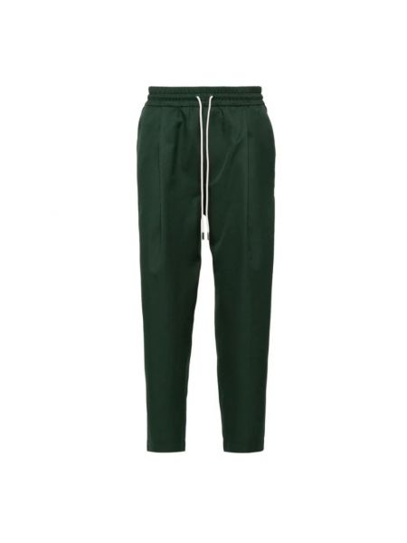 Spodnie sportowe bawełniane Drole De Monsieur zielone