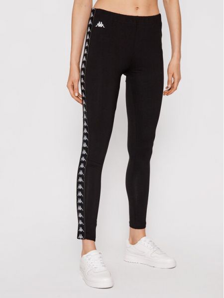 Legginsy Janne 310026 Czarny Slim Fit Kappa