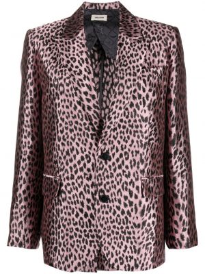 Jacquard blazer mit print mit leopardenmuster Zadig&voltaire