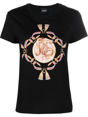 T-shirt Just Cavalli svart