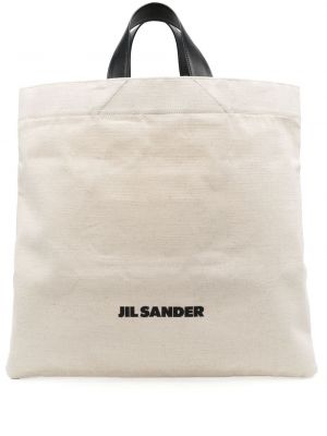 Kožená nákupná taška Jil Sander