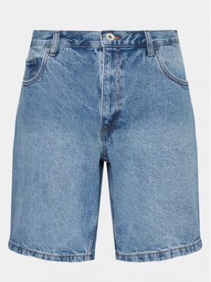 Shorts en jean large Redefined Rebel bleu