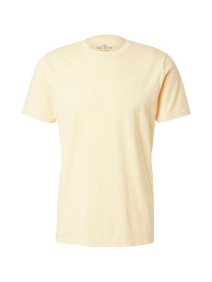 Marškinėliai Hollister geltona