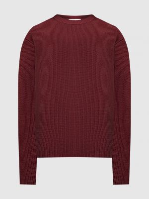 Шерстяной свитер свободного кроя Ballantyne бордовый