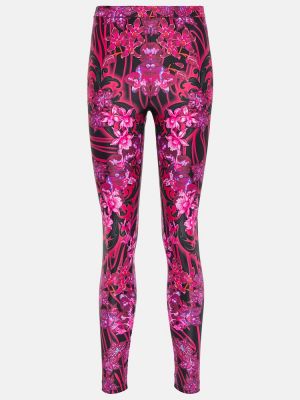 High waist leggings Versace pink