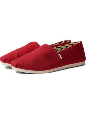 Классические лоферы Toms красные