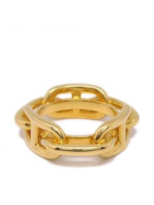 Gyűrű Hermès Pre-owned aranyszínű