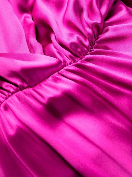 Vestito lungo di seta Gucci rosa