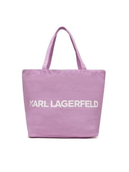 Kabelka Karl Lagerfeld fialová