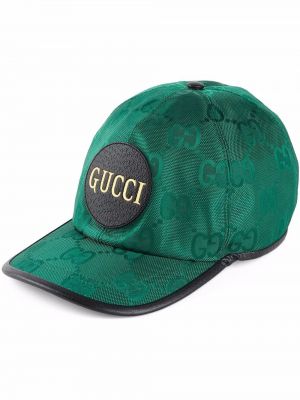 Zielona czapka Gucci
