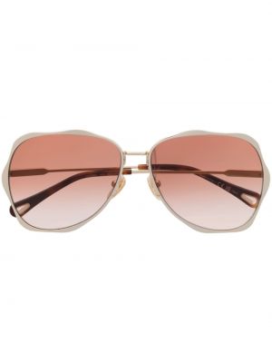 Okulary przeciwsłoneczne Chloé Eyewear złote