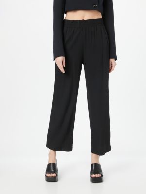 Широки панталони тип „марлен“ Mazine черно