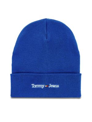 Čepice Tommy Jeans modrý