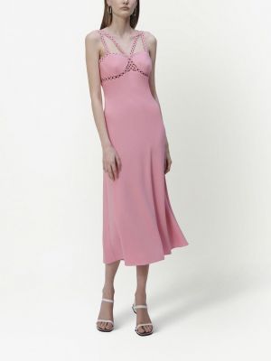 Midi šaty Jonathan Simkhai růžové