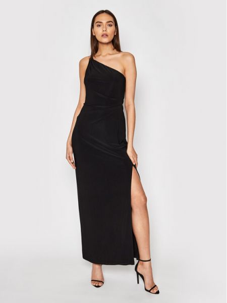 Вечерна рокля slim Lauren Ralph Lauren черно