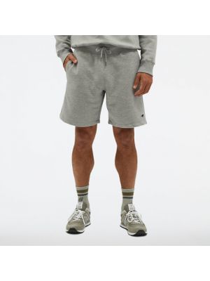 Shorts aus baumwoll New Balance grau