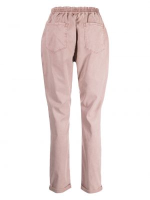 Rovné kalhoty Paige růžové