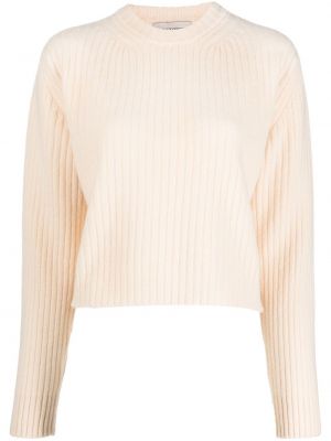 Вълнен пуловер Laneus бяло