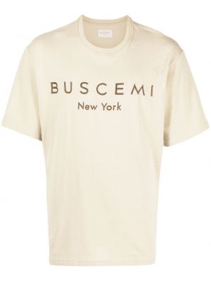 Памучна тениска бродирана Buscemi