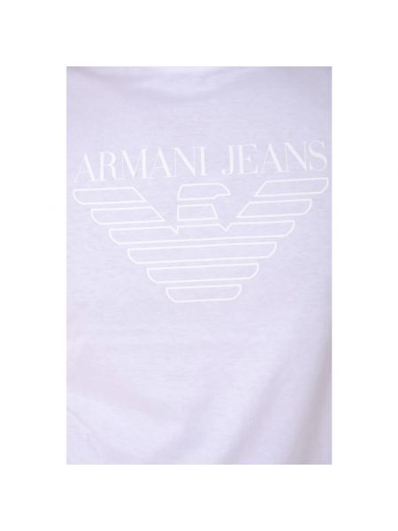 Sweatshirt mit print Armani Jeans weiß
