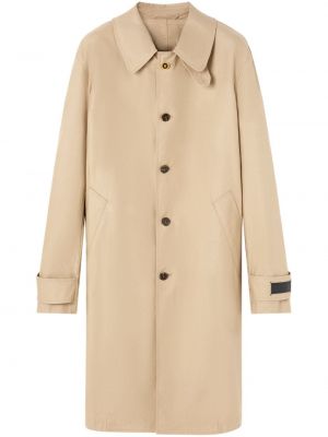 Manteau en coton Versace beige