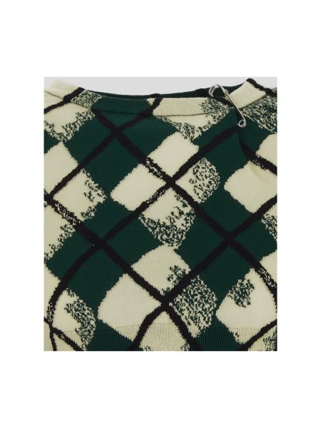 Jersey de algodón de tela jersey Burberry verde