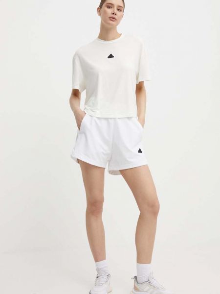 Kratke hlače visoki struk Adidas bijela