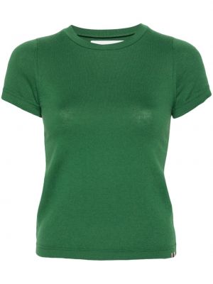 Kašmírové tričko Extreme Cashmere zelené