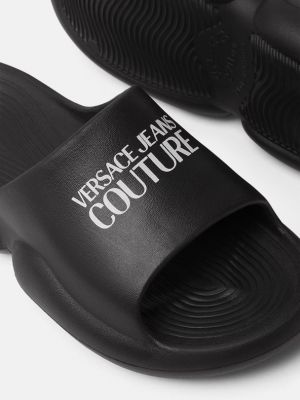 Papuci Versace Jeans Couture negru