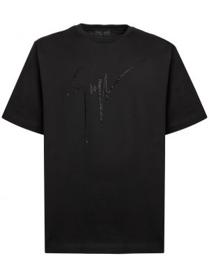Marškinėliai Giuseppe Zanotti juoda