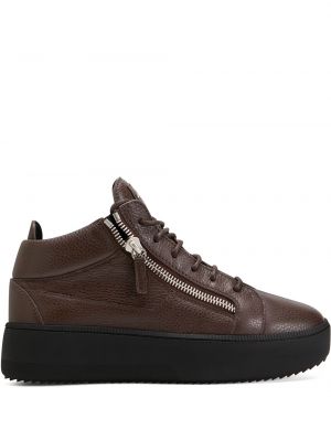 Plattform sneakers Giuseppe Zanotti brun