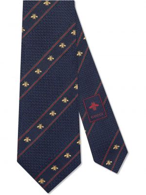 Krawat z jedwabiu Gucci