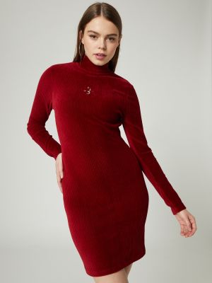 Макси рокля Viervier винено червено