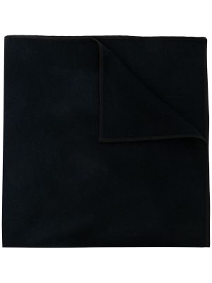 Пухен шал с принт Uniforme черно