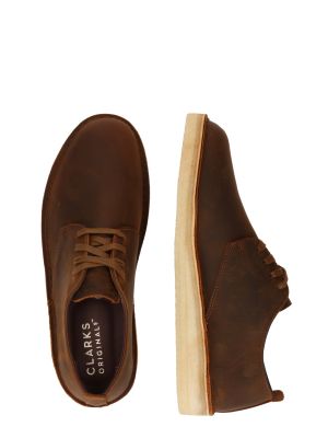 Pantofi cu șireturi Clarks Originals maro